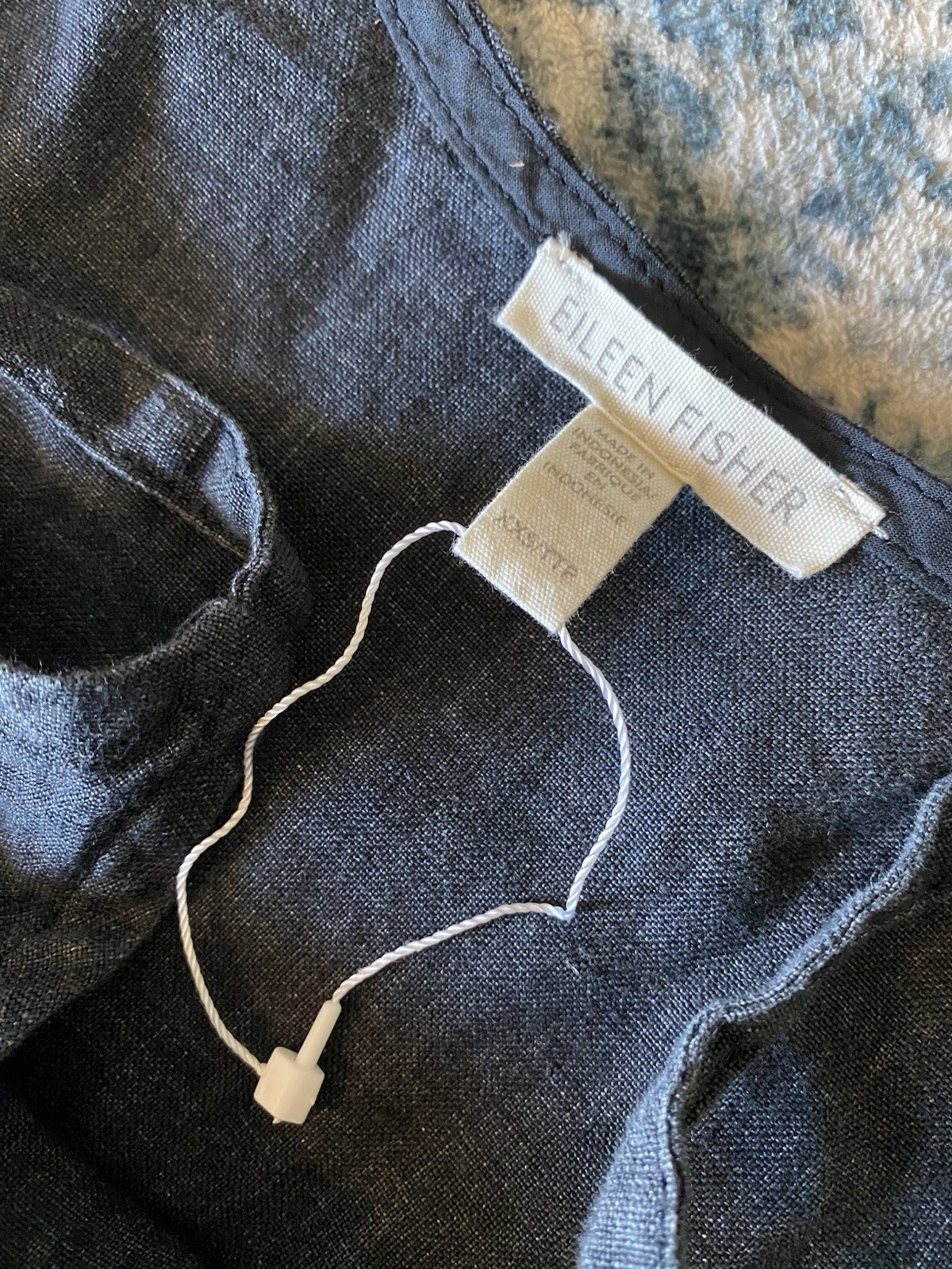 Eileen Fisher 100% Organic Linen Flowy Dress XXS