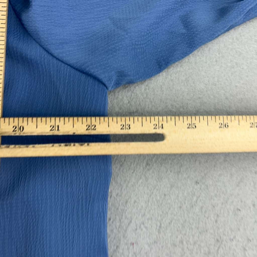J Jill Dress Womens Large Blue 3/4 Sleeves Easy Care 35″ L Side Slits Kurta Top