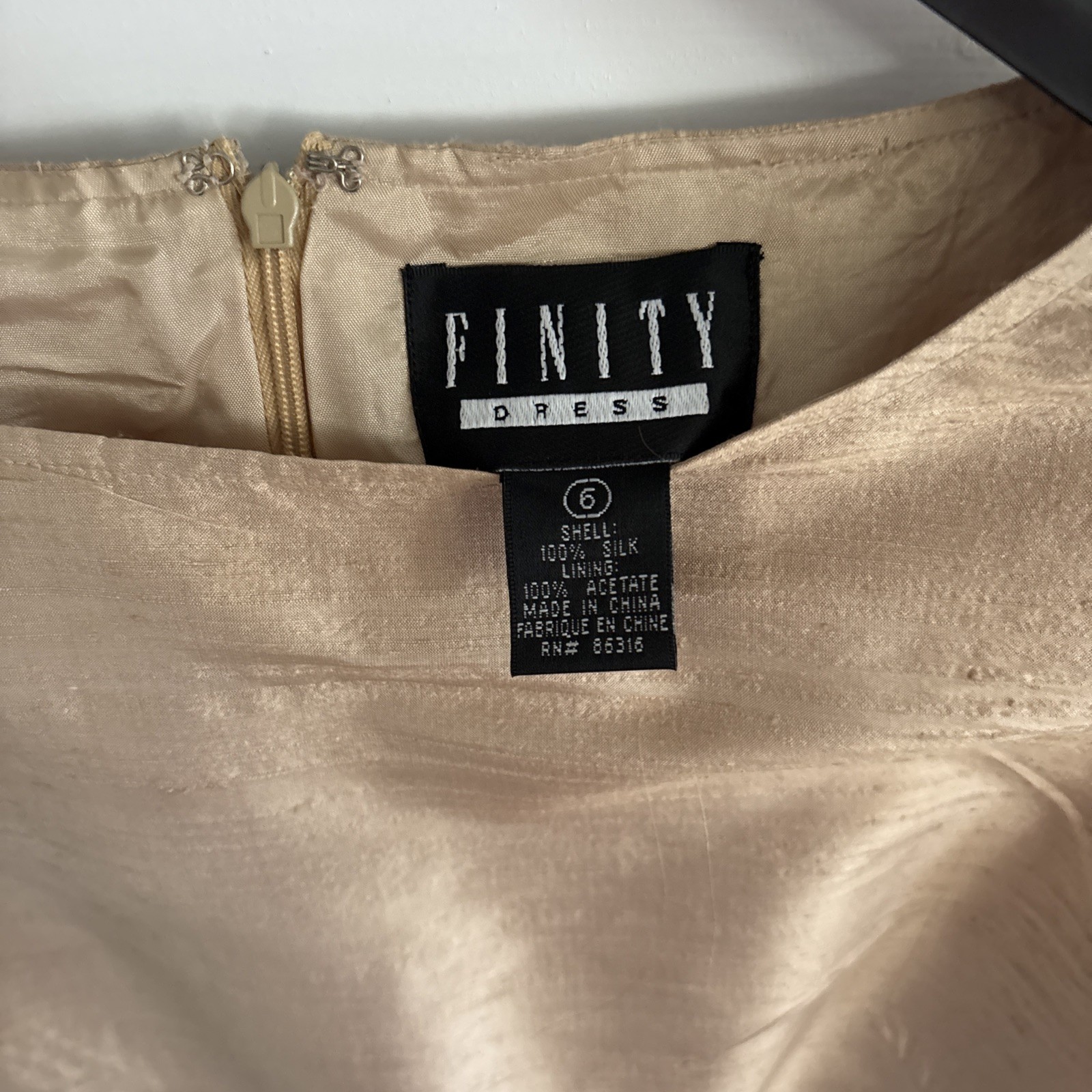 100% Silk Finity Sheath/Jacket Beach, Fully Lined Dress Sz 6-37”Long New W/Tags