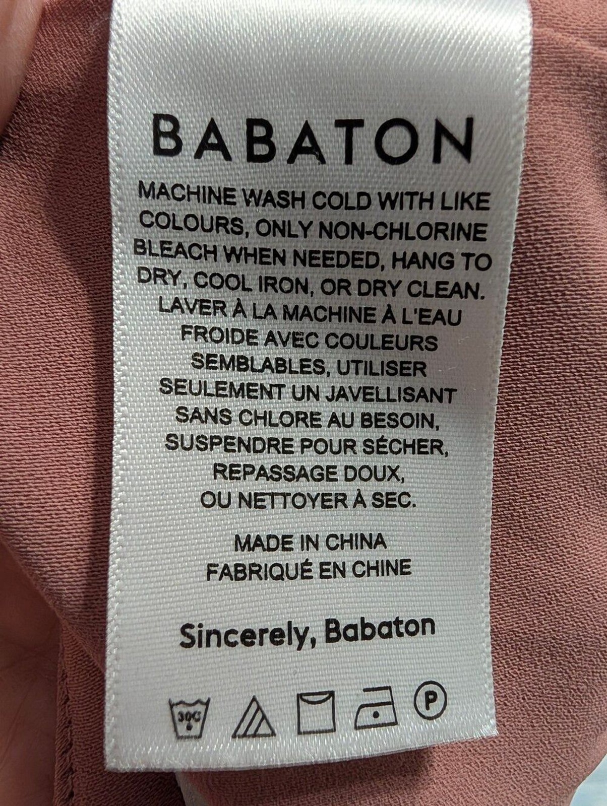 Aritzia Babaton Dusty Rose Slip Dress Midi Side Slit Minimalist Quiet Luxury
