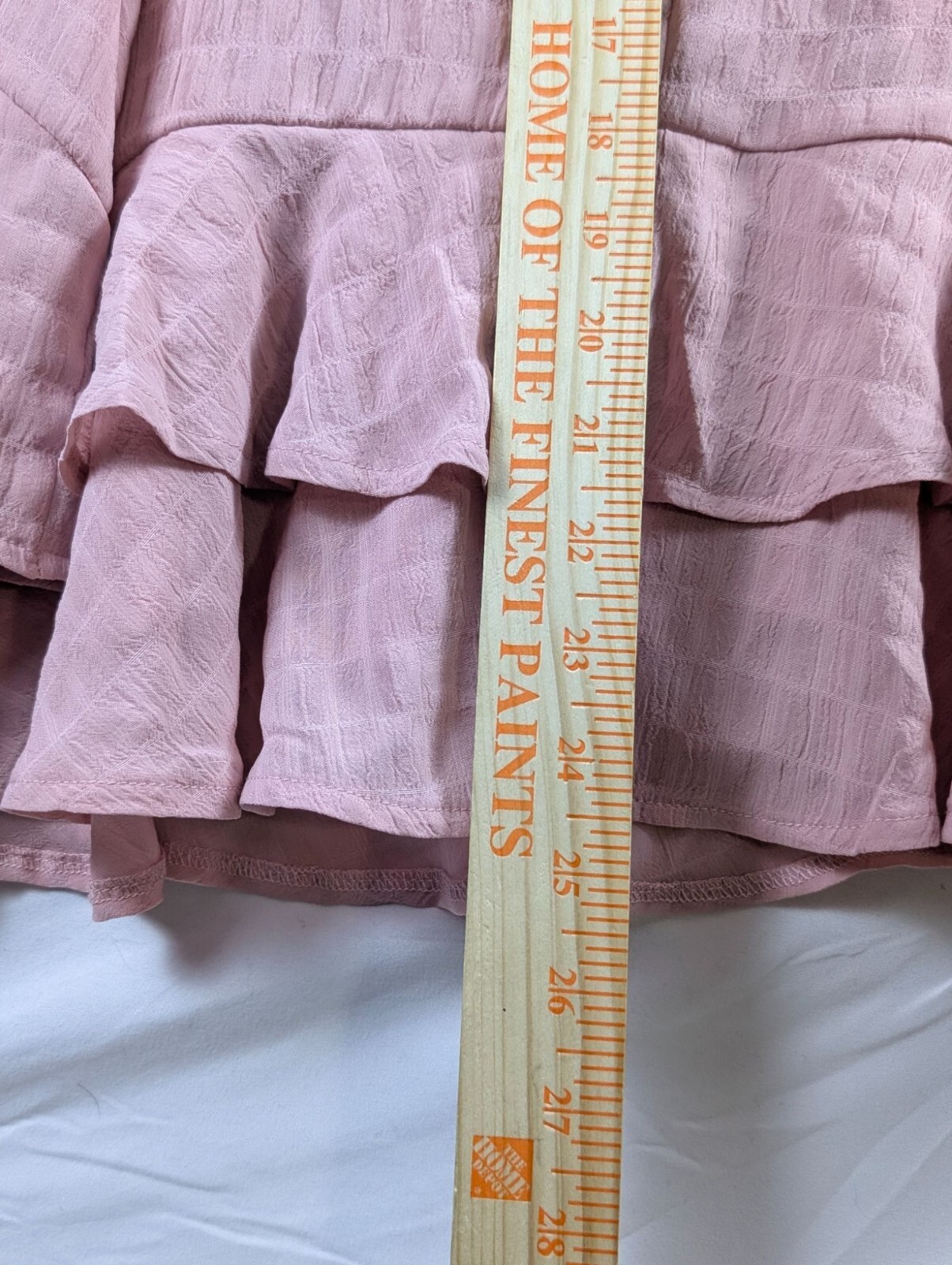 Altard State Blush Pink Sleeveless Wrap Dress Tie Waist Ruffle Hem Rouched NWT