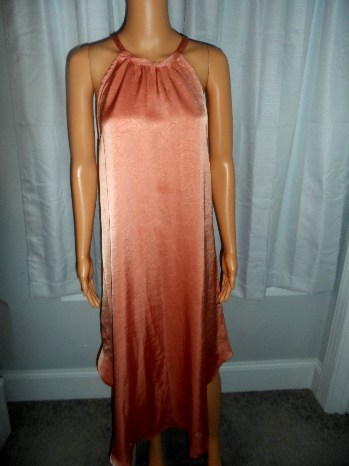 Beautiful Jaded Gypsy size S M coral color sleeveless midi dress women NWOT