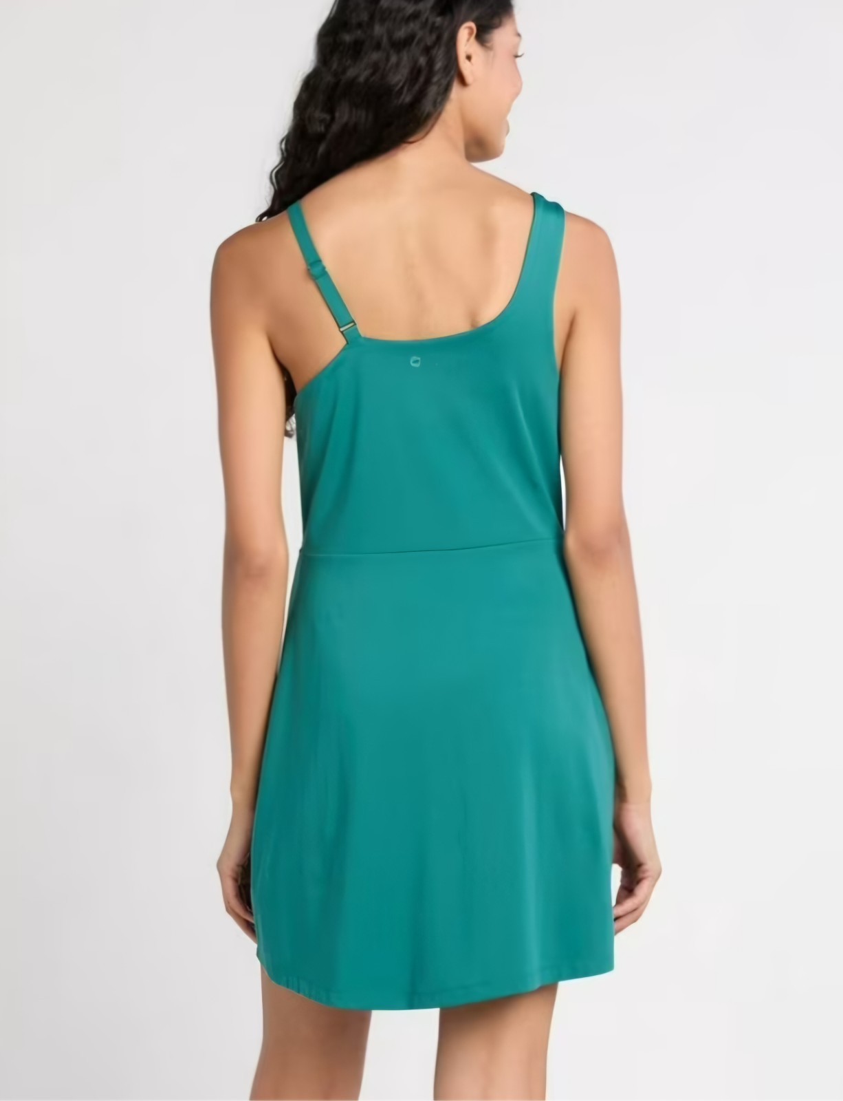 AVIA Teal Green Asymmetrical Strap Athletic Dress Women’s L 12/14 NWOT Tennis