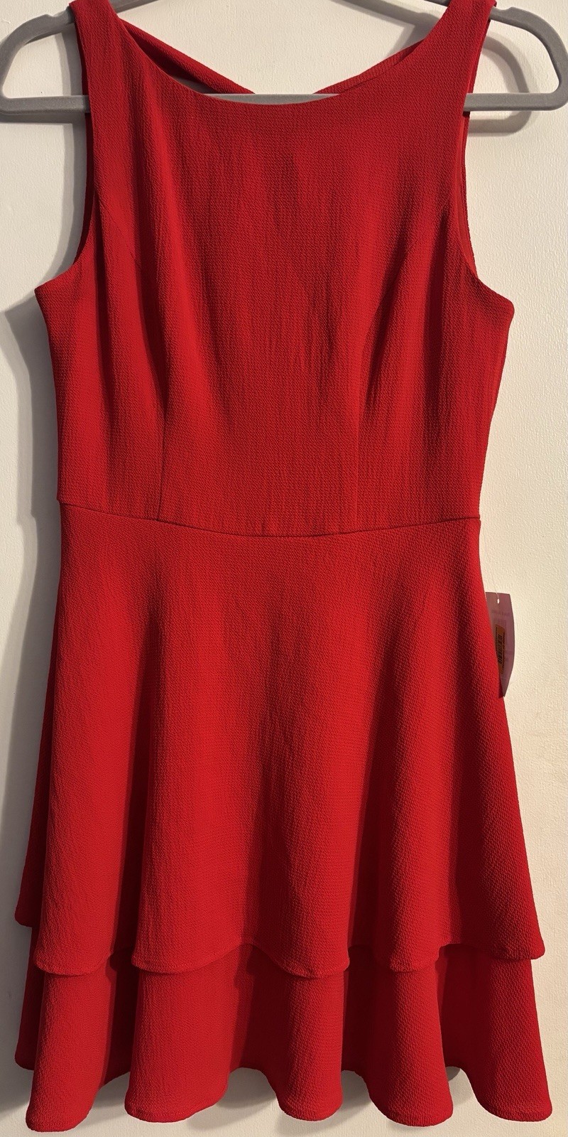 B. Darlin Fit & Flare Red Dress Size 5/6~STYLE 84LR046Q NEW!! Retail $70