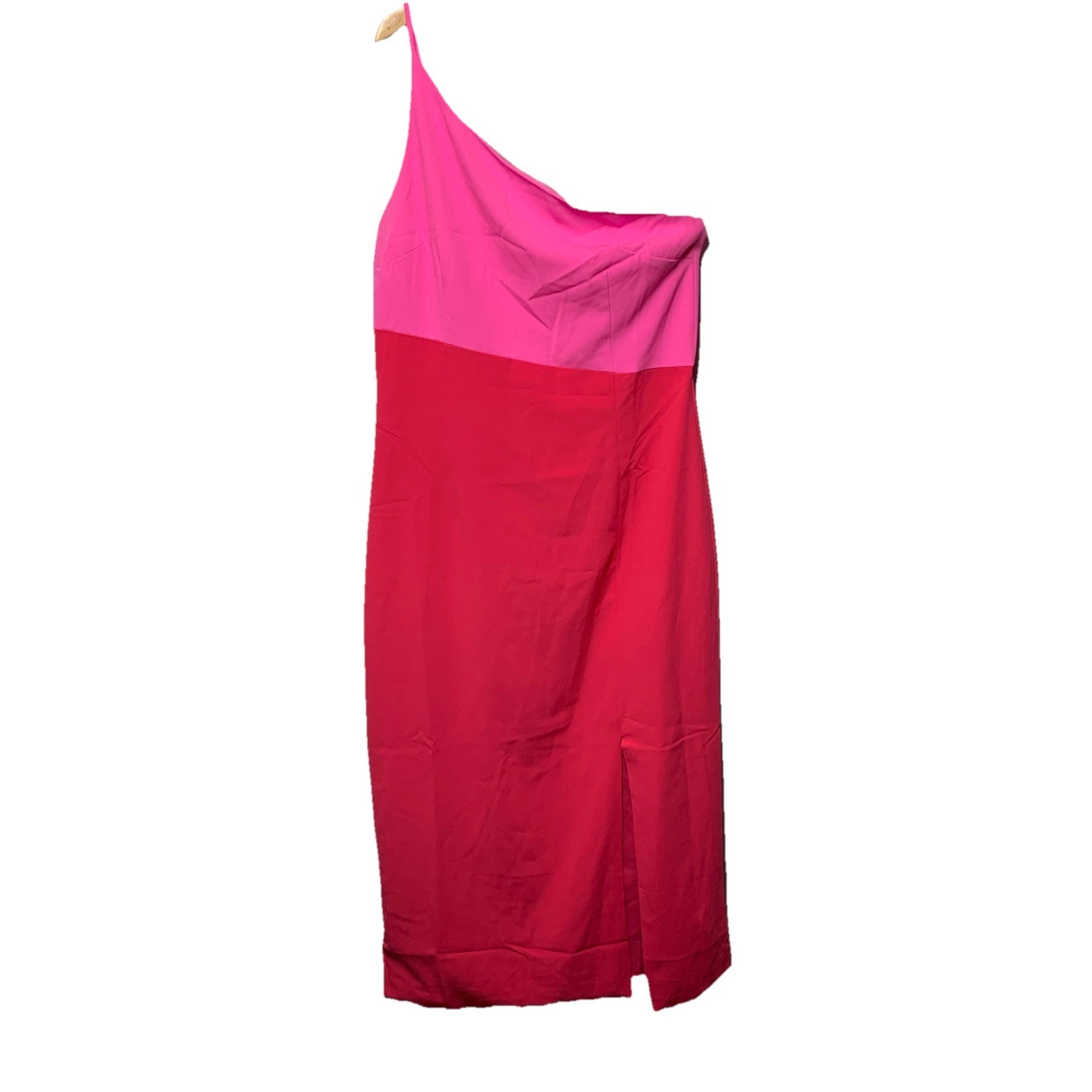 Petal and Pup Two-Toned Xiomar One-Shoulder Midi Party Dress Size 8 Sleevelesss