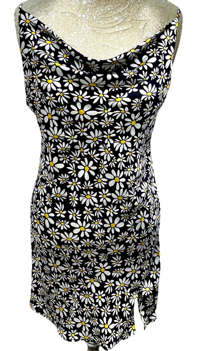 Hint of Blush Y2k Daisy Slip Mini Dress Juniors Womans Large Lingerie