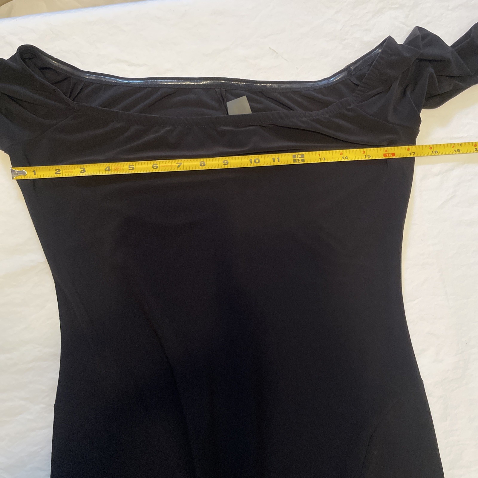 Norma Kamali Black Off The Shoulder Fish Tail Gown Women’s Size EU 40/L