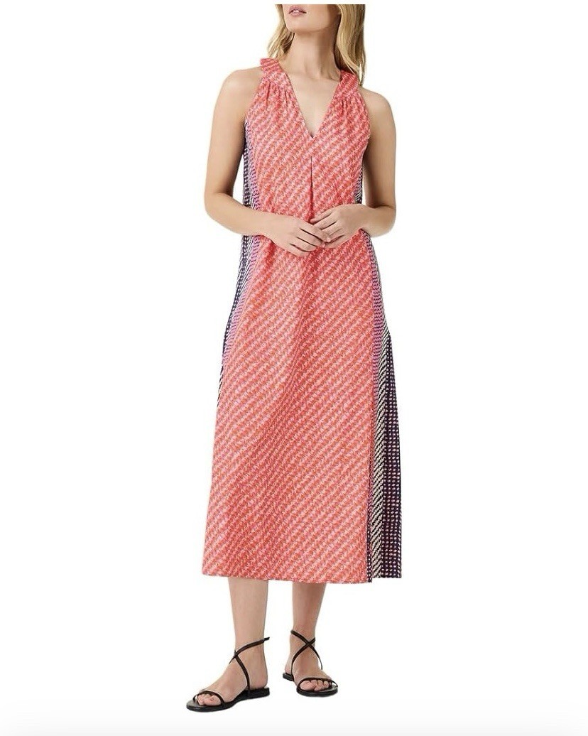 NIC+ZOE Women’s Spotty Stripes Dress Petite Size XS