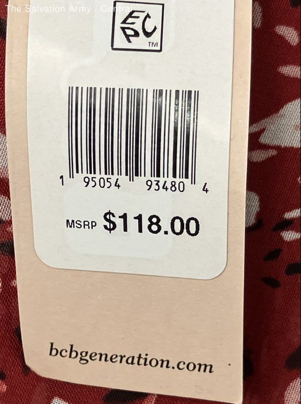 BCBGeneration Womens Multicolor Speckled Print Surplice Neck Sheath Dress Size 6