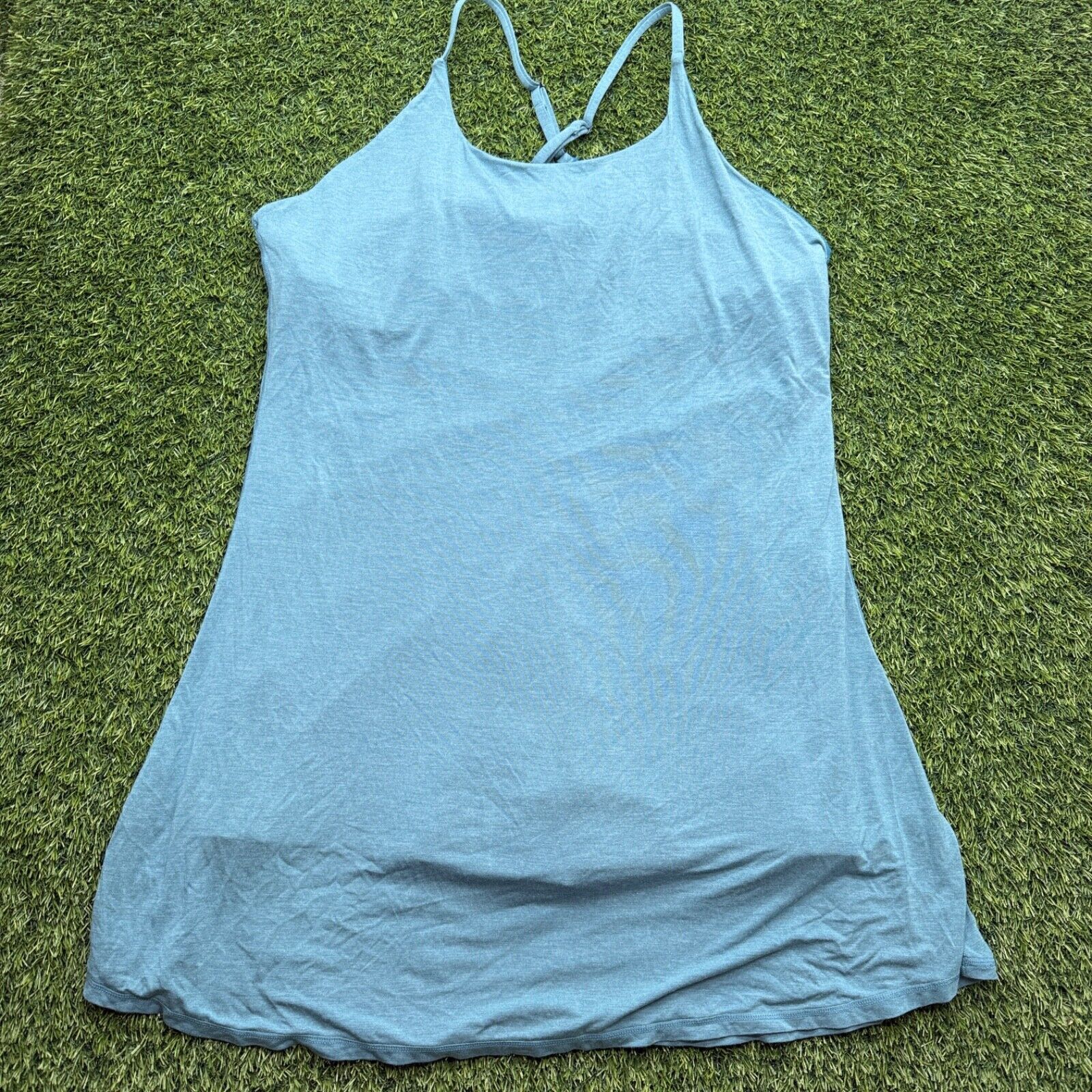 CVG Constantly Varied Gear Dress Playsuit Womens XXL Blue Limitless Lined Shorts