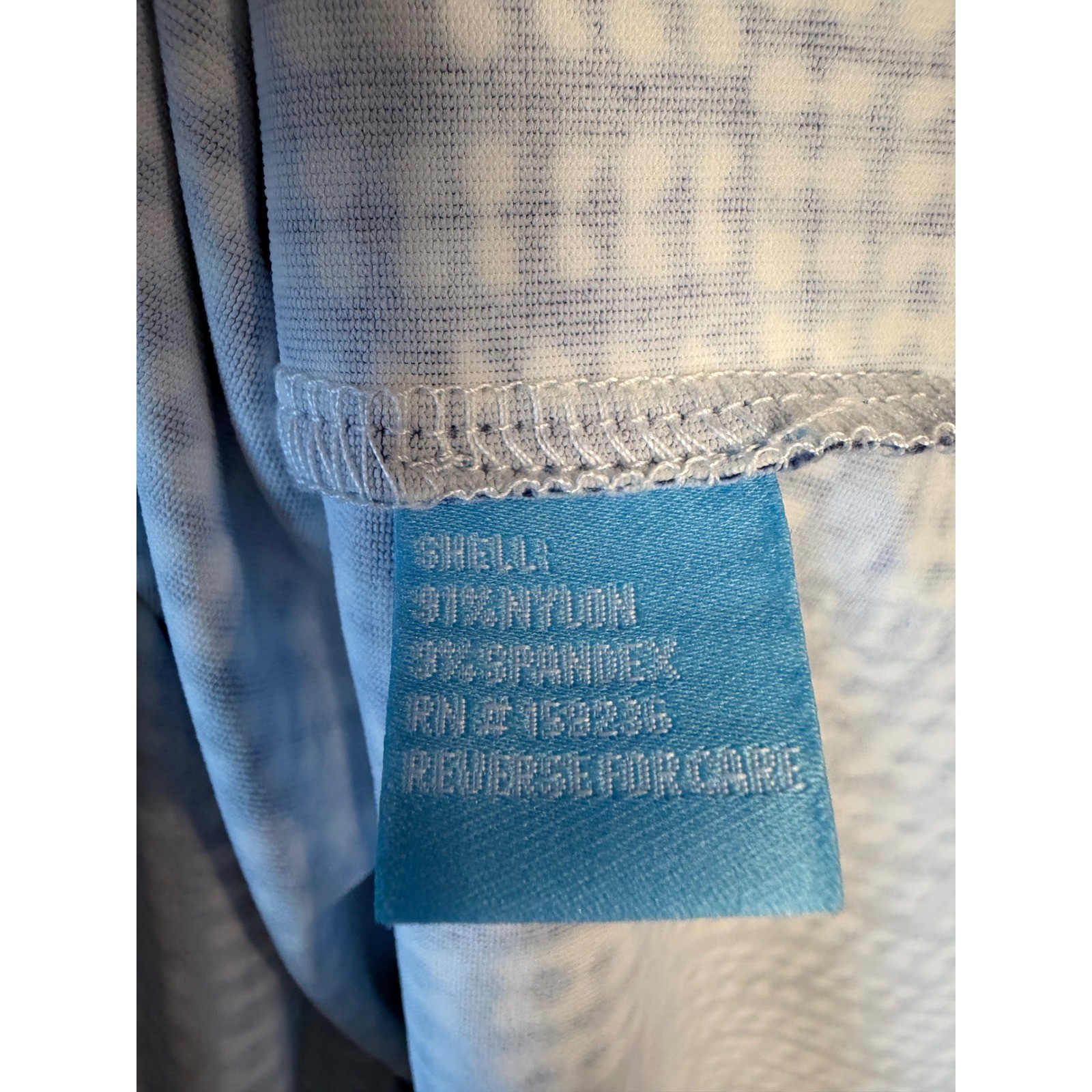 J.McLaughlin Blue White Geometric Catalina Cloth Shirt Dress Womens Medium M