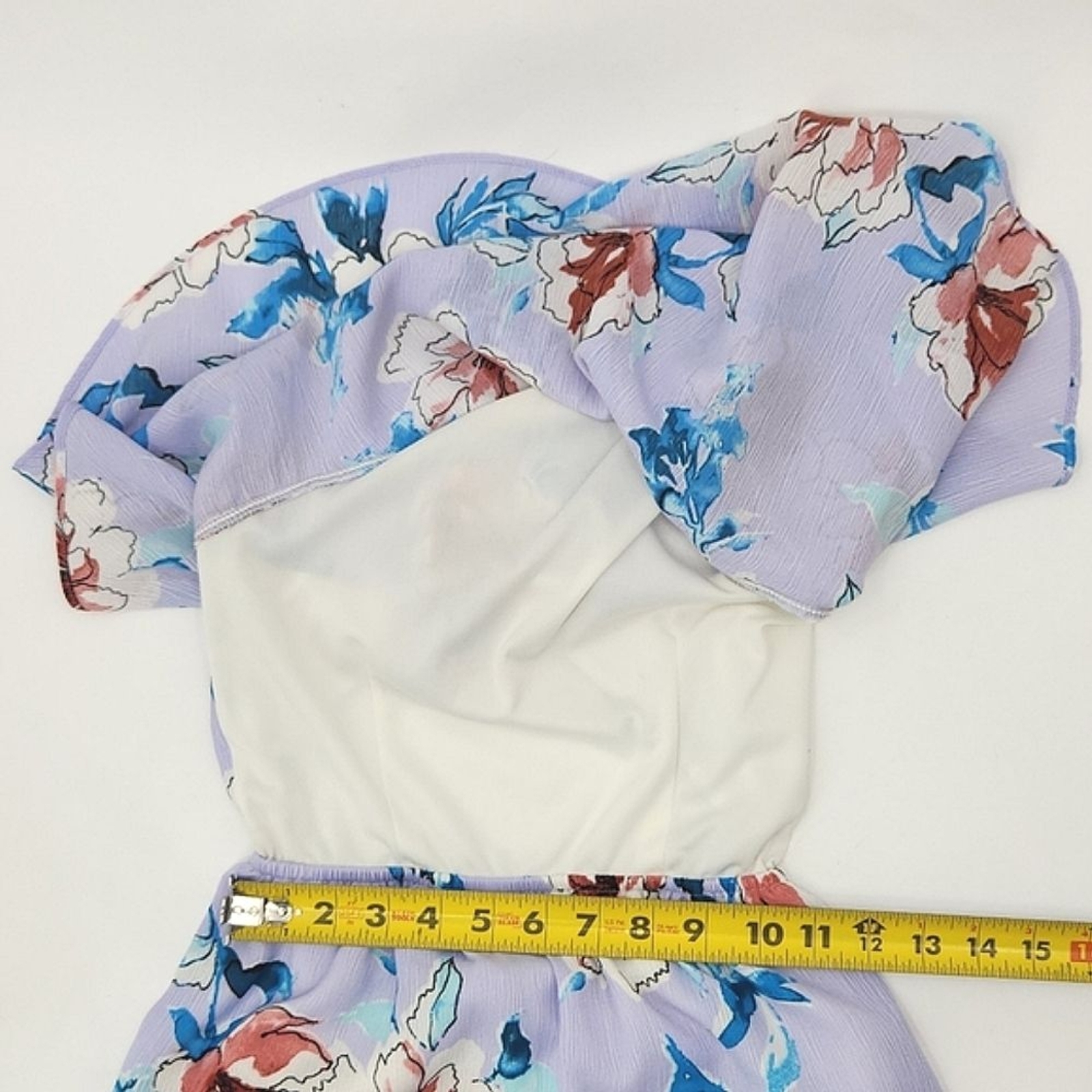 Aqua Maxi Halter Dress Size Small Purple Blue Floral Blouson Flowy Fairy Boho