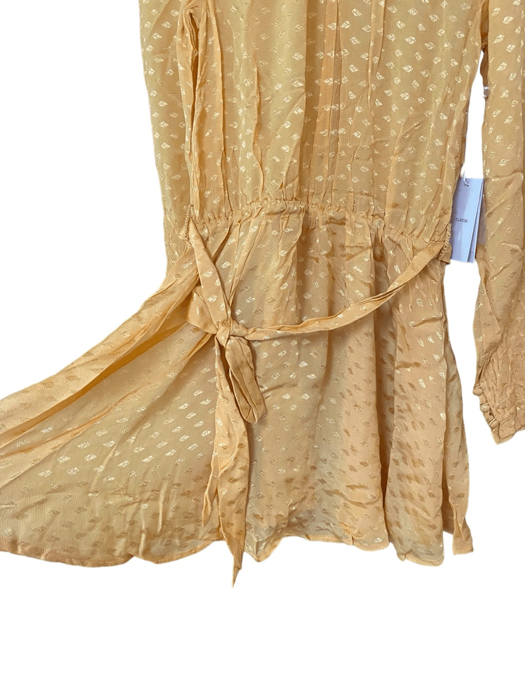 Tularosa Gianna Mini Dress in Mustard Size Small NWT (12-7)