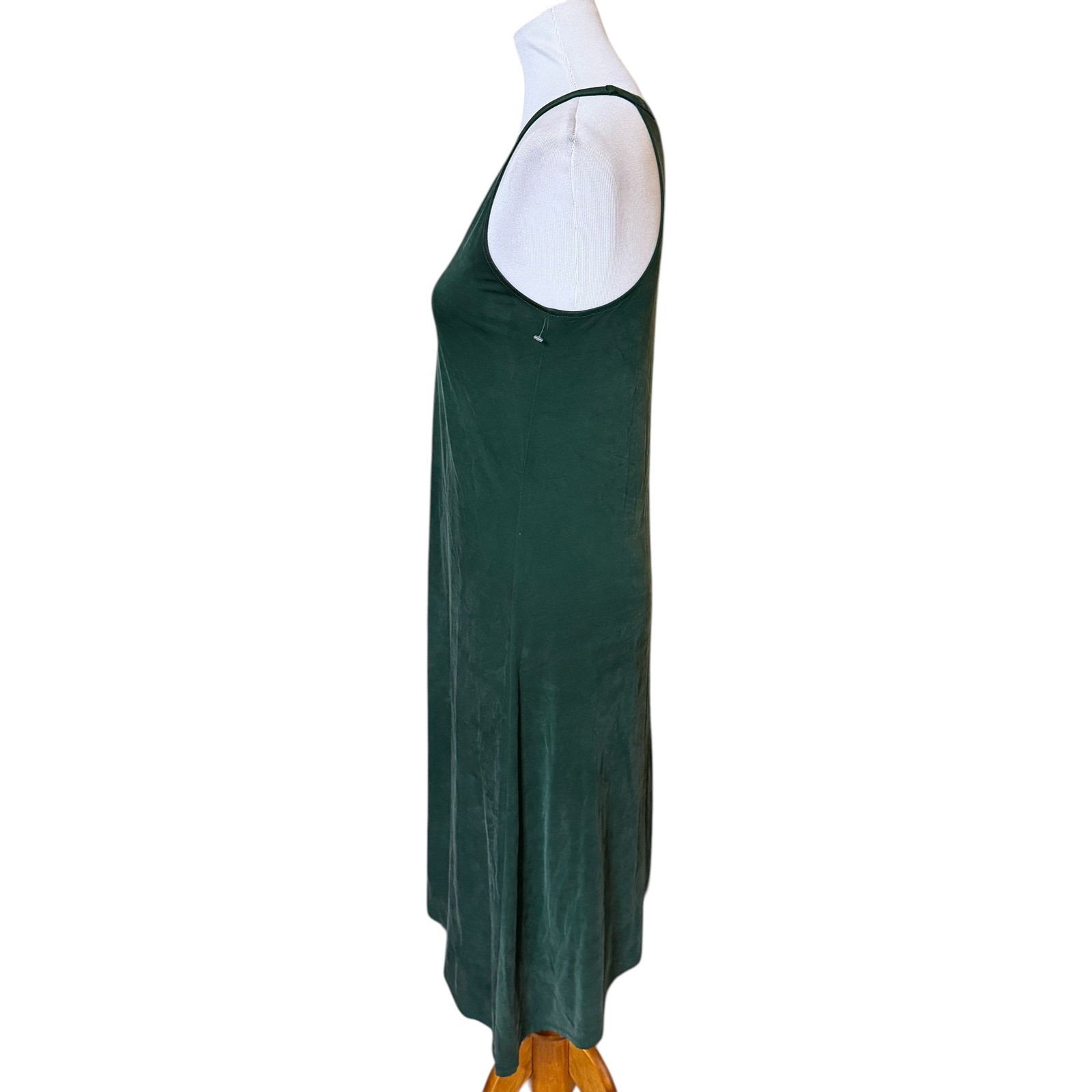 Dolan Left Coast Collection Handkerchief Dress Womens XS Green V-Neck 171335P