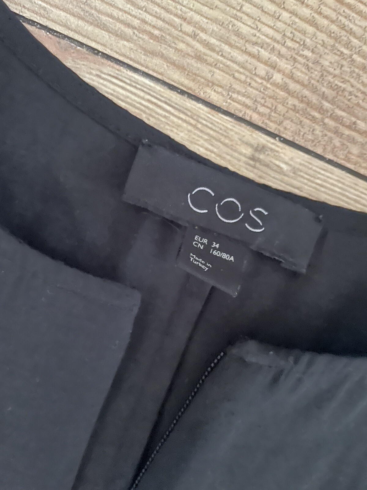Cos Oversized Lagenlook Long Midi – Maxi Tent Trapeze Dress Sz 34 Uk 8-10