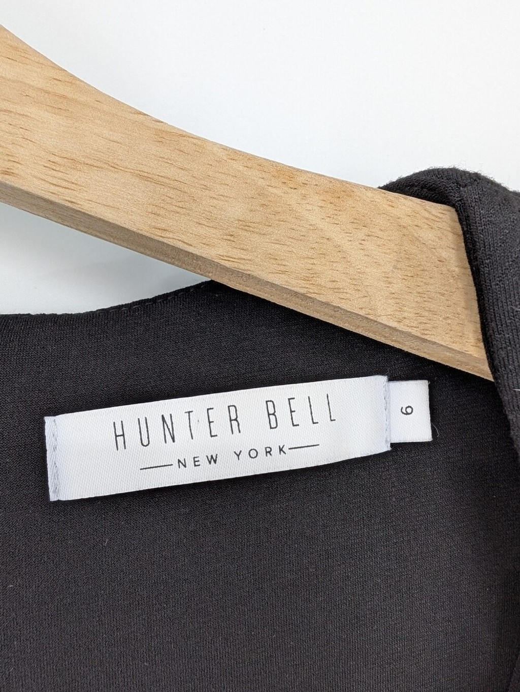 Hunter Bell Black Mini Dress Fit and Flare Geometric Quilted Cutout 6 LBD