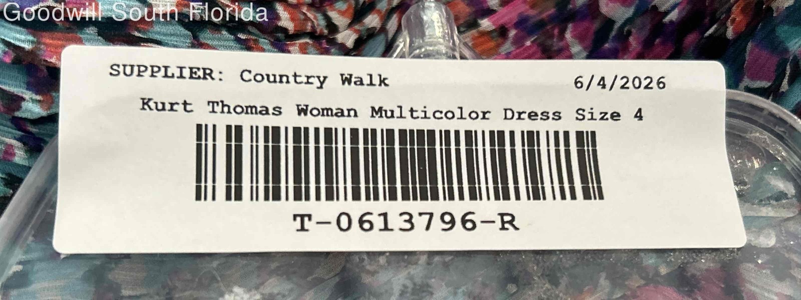 Kurt Thomas Womens Multicolor Printed Strapless Fit & Flare Dress Size 4 W/ Tags