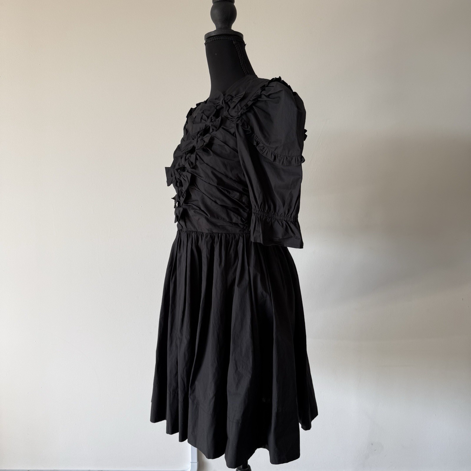 Sofie The Label Aribe Bow Detail Midi Dress Sz M Edwardian Victorian Steampunk