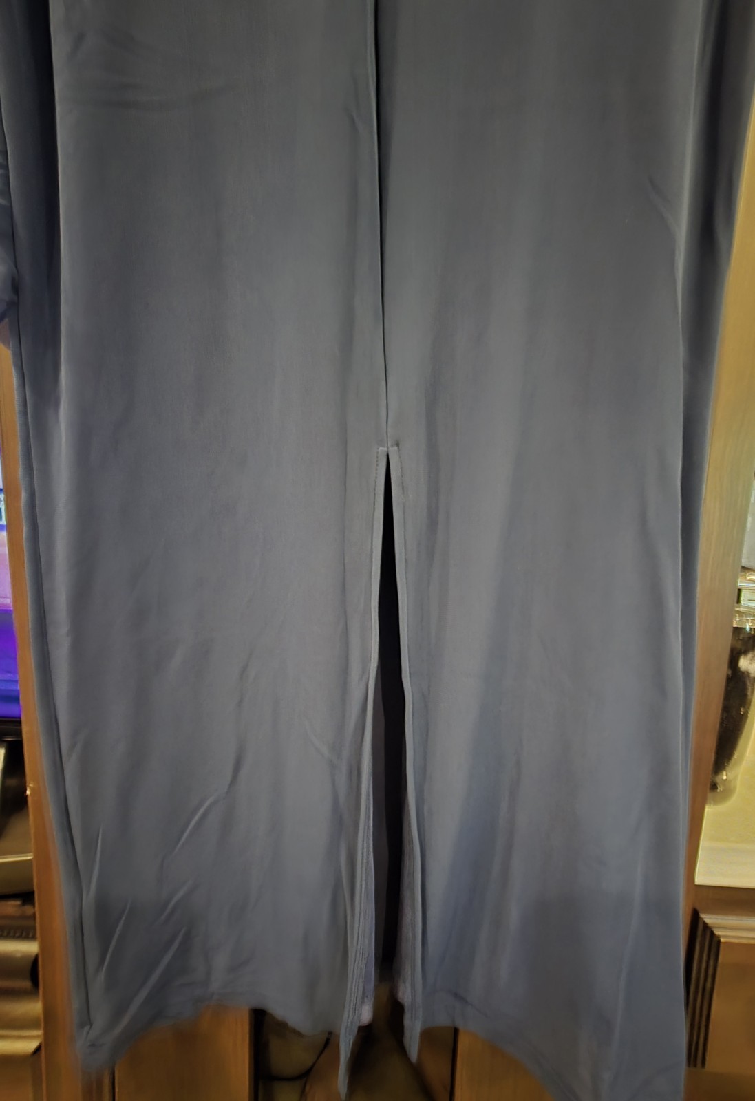BTFBM Maxi Dresses For Women Size Medium Navy blue strapless- semi-formal- party
