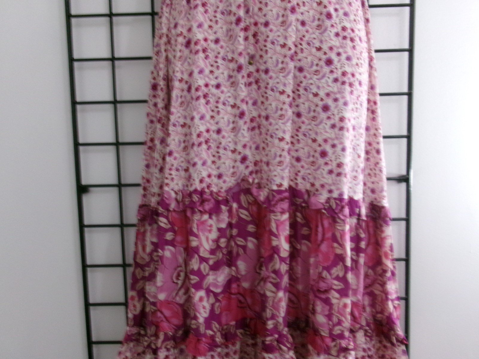 “NEW” R. VIVIMOS 🌸 SMALL / 4 / 6==ROSE FLORAL PRINT / BOHO HIPPIE MAXI DRESS