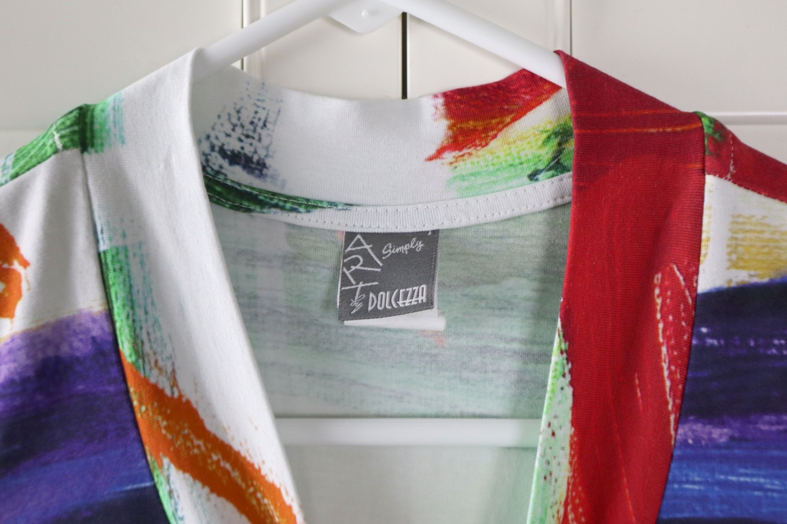 SIMPLY ART BY DOLCEZZA $159 Vibrant Print Mesh Maxi Tank Dress Size Small