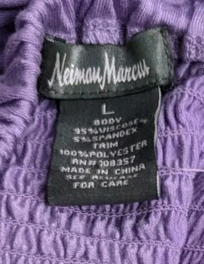 NWT Neiman Marcus Beandeau Strapless Maxi Flormal Dress Womens L Gown 5555