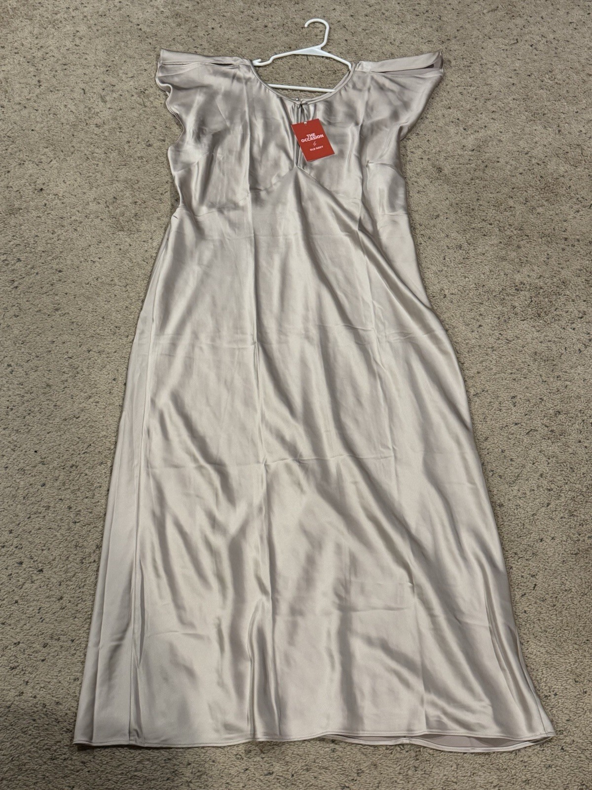 Old Navy the Occasion Satin Flutter Sleeve Dress Size XXL