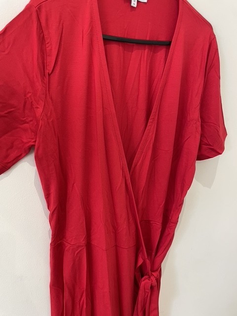 La Redoute Wrap Front Wrapover Dress Size M (10-12) Flattering Draping RRP £38