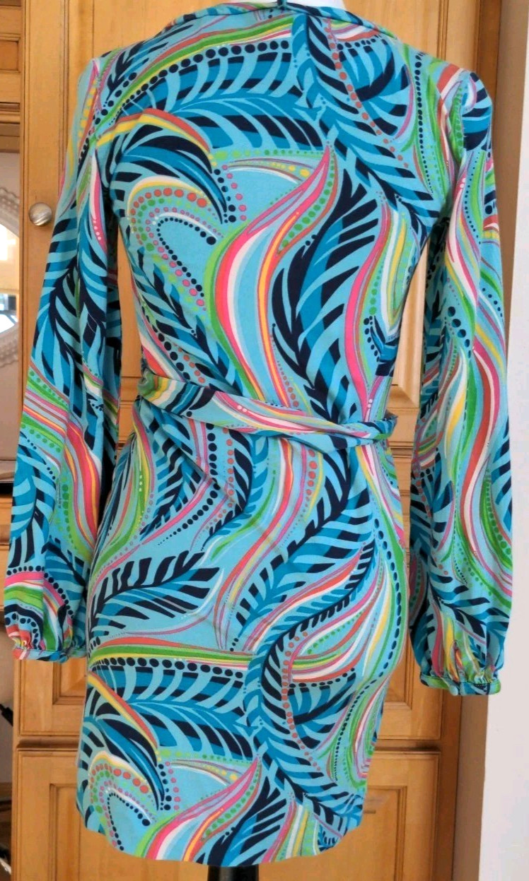Lilly Pulitzer Multicolor Silk/ Cotton Blend Tunic Dress Tropical Resort XS