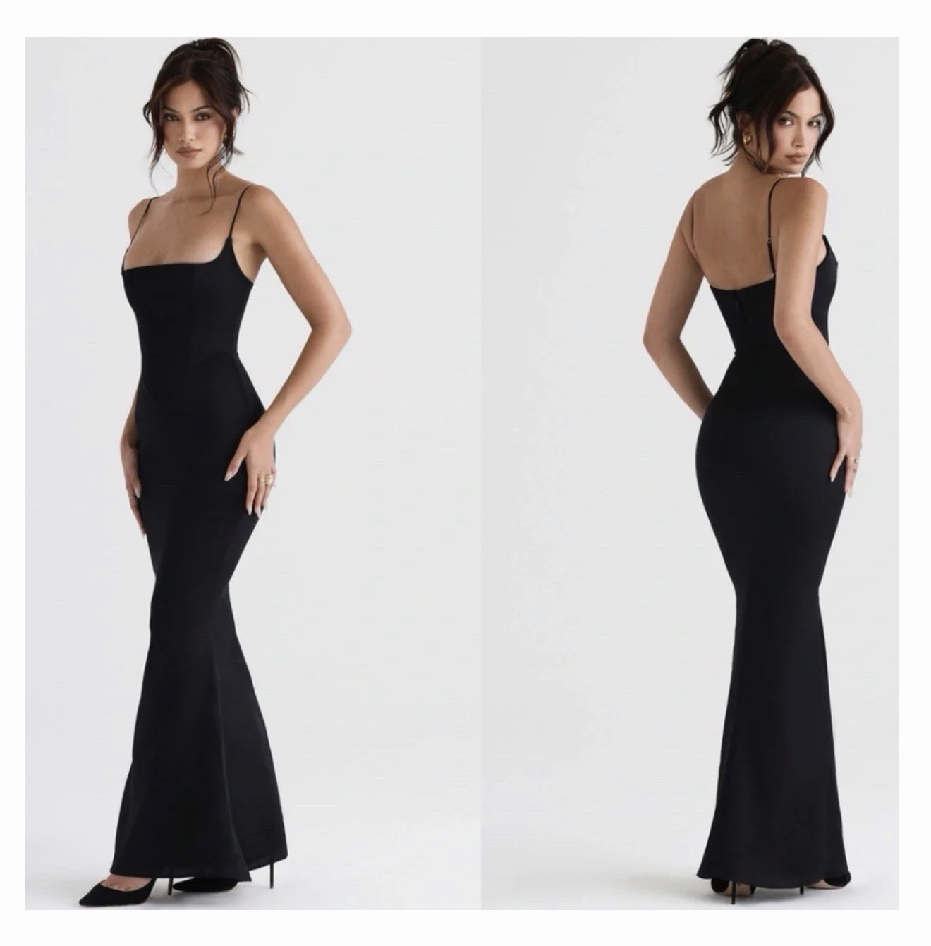 House of Cb Olivette corset maxi dress Size M / Black