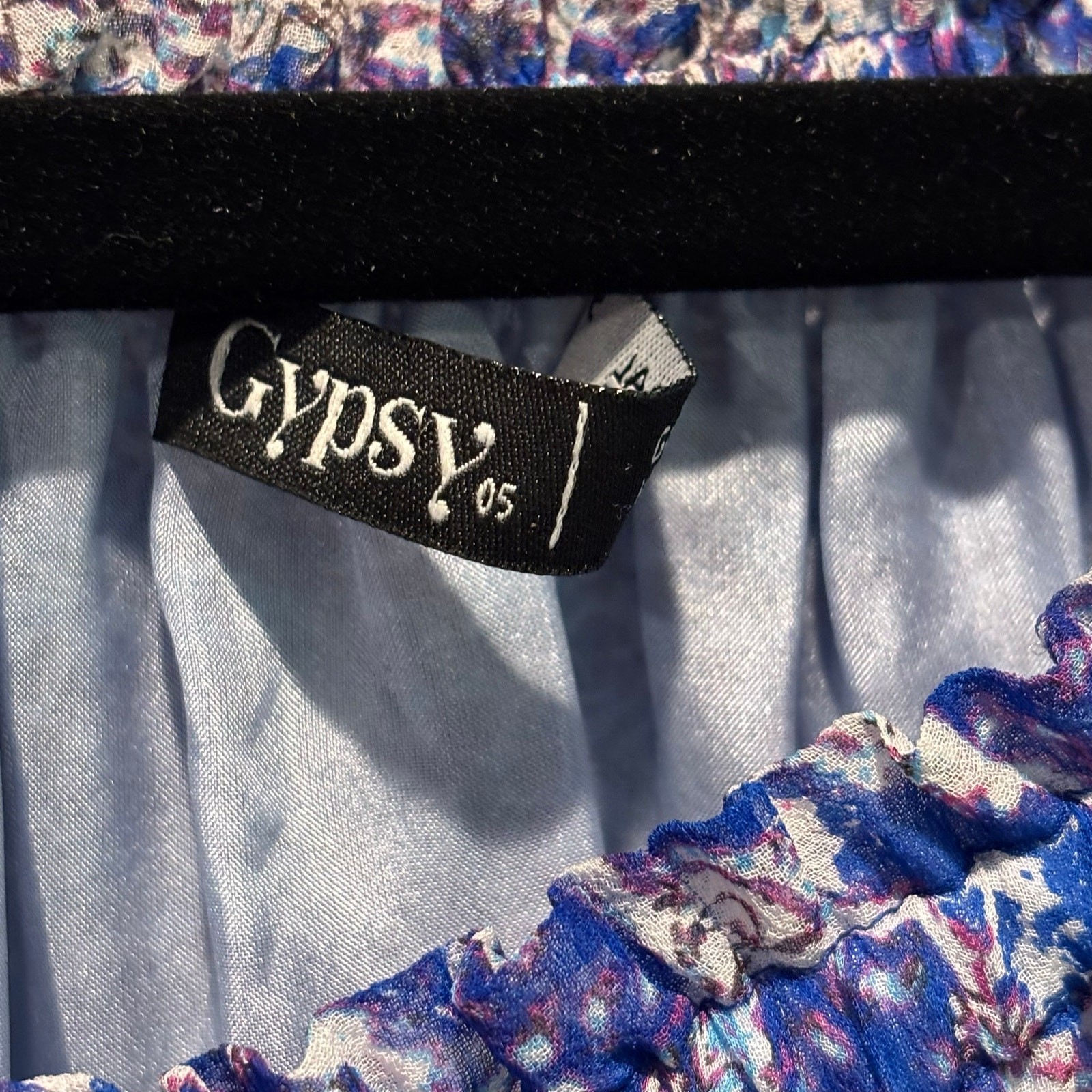Gypsy 05 Silk Printed Short Sleeve Mini Dress – size Small