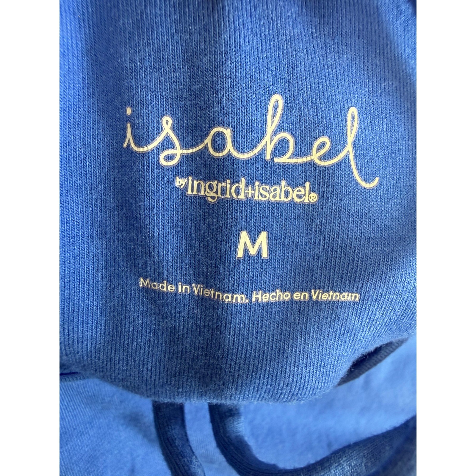 Isabel by Ingrid Isabel Maternity Halter Midi Dress Blue Cutout Ruched M Medium