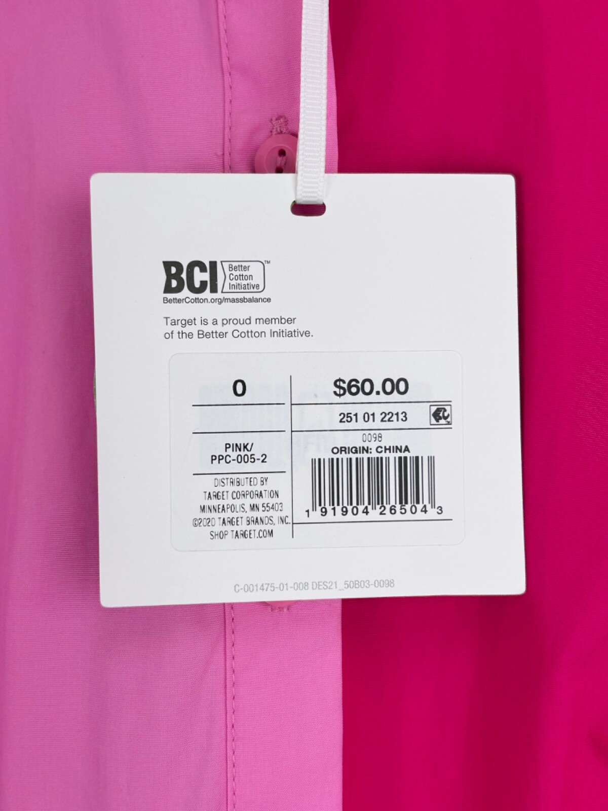 Christopher John Rogers X Target Pink Color Block Poplin Tiered Shirt Dress Sz 0