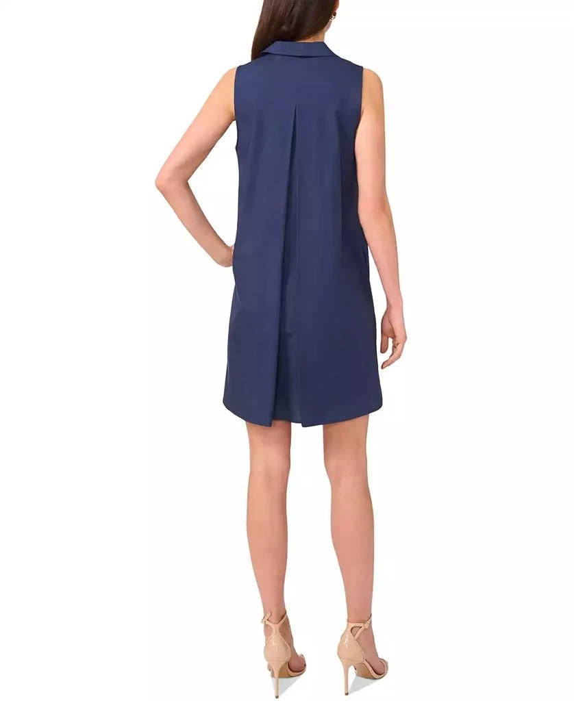 1.STATE Womens indigo Night Collared Sleeveless Classic Polo Shirt Dress Size XL