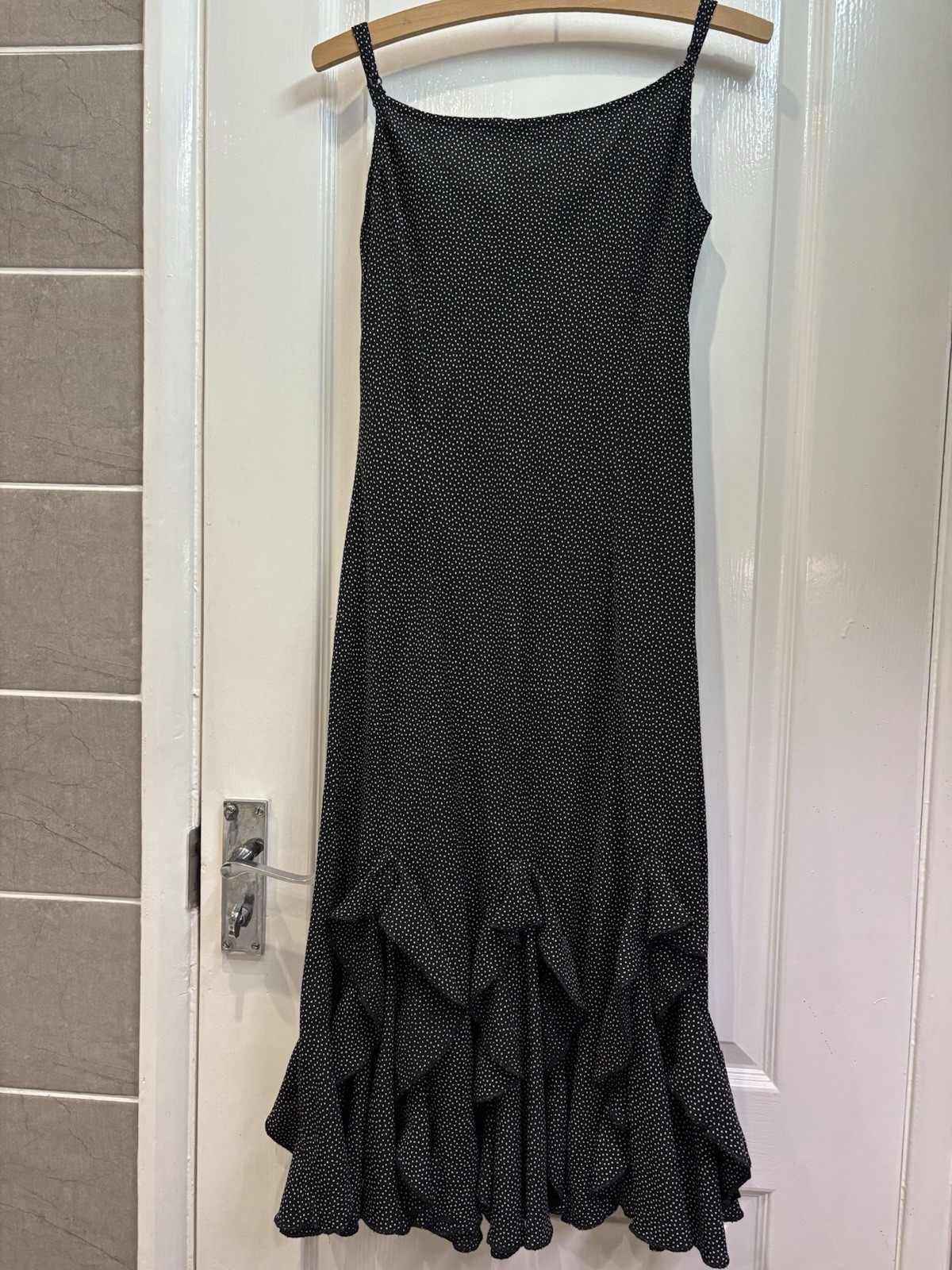 Per Una Women’s Dress Black/White, Size 14 Midi Sleeveless