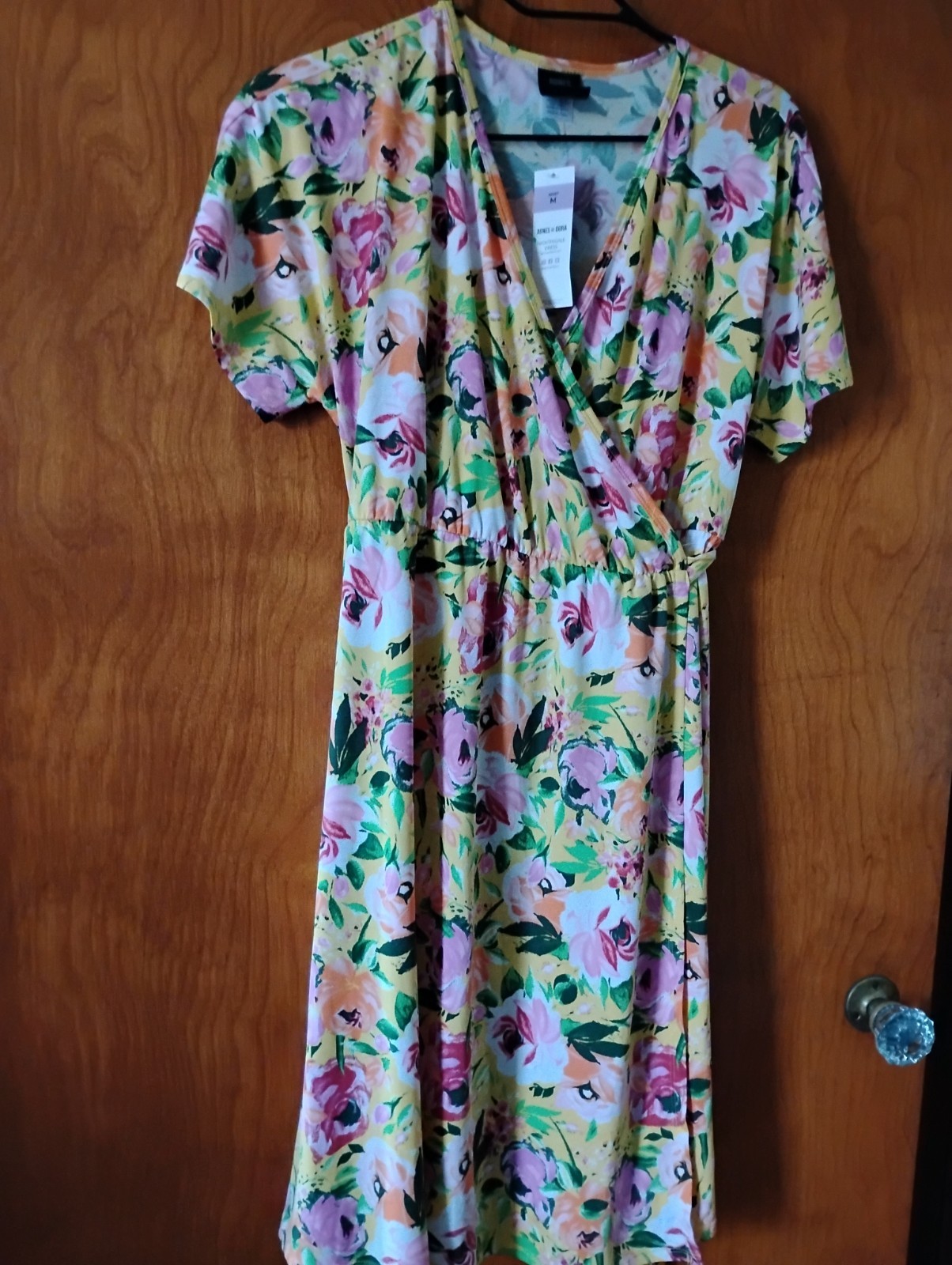 Agnes & Dora Nightingale Yellow flowered Dress, SizeM