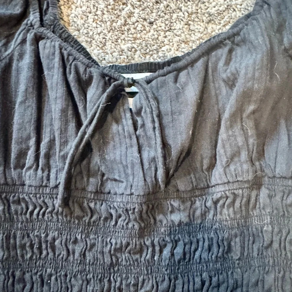 Aritzia Little Moon Style Dress Puff Sleeve Cinch Waist XS