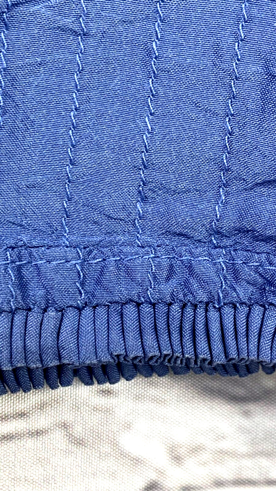 Eileen Fisher Washed 100% Silk Taffeta Dress Sleeveless Tie Pleats Trimmed Hem M