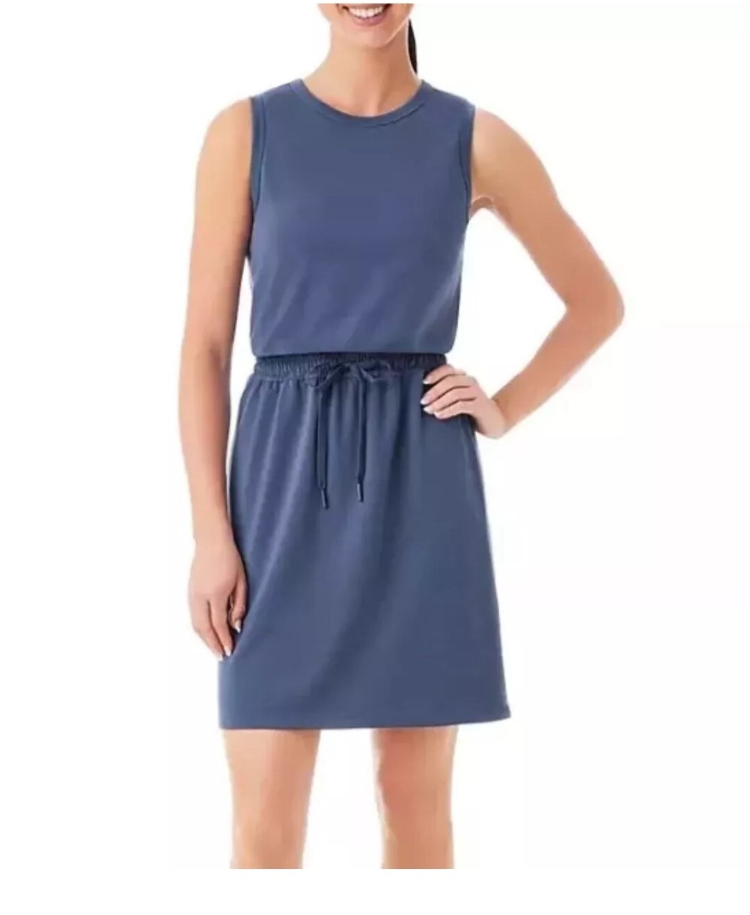 Member’s Mark Ladies Tank Dress Size Small Washed Indigo