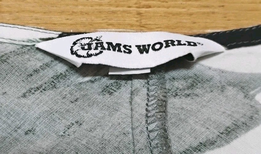 Jams World A-Line Swing Dress “Moon Palm” Sz M