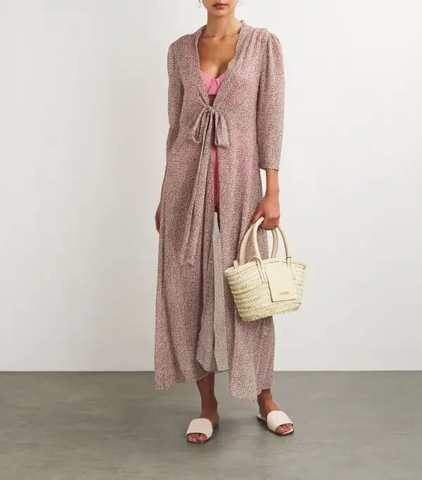 EVARAE Agata Kaftan in Ditsy Rose UK 6/8/10/12/14/16- Tag