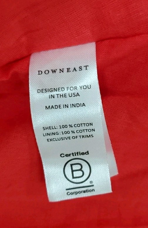New DOWNEAST Be Mine Tiered 100% Cotton Dress True Red Size M