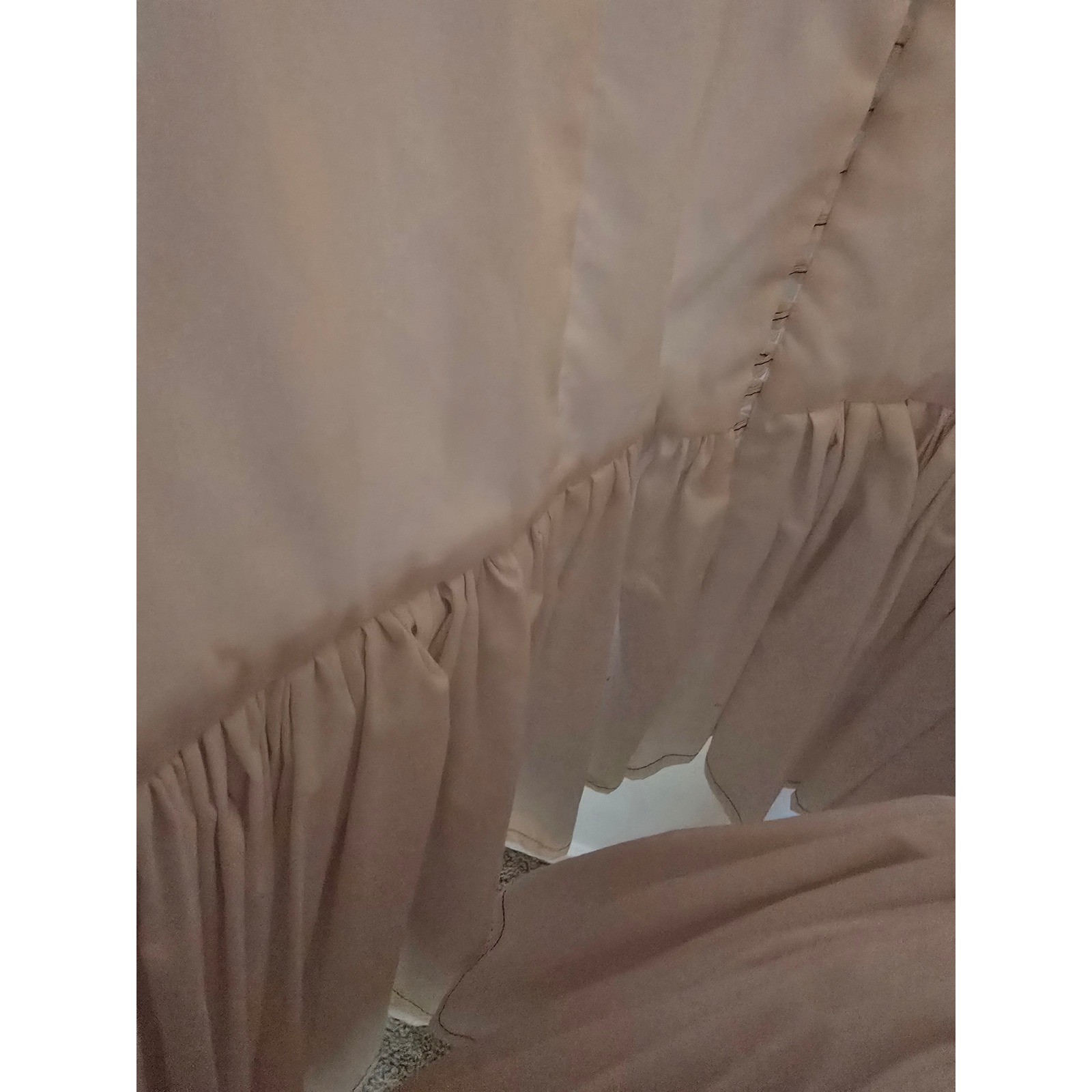 Yenny Bastida White Ruffle Sleeve Button Front Mini Dress Size 8 Handcrafted
