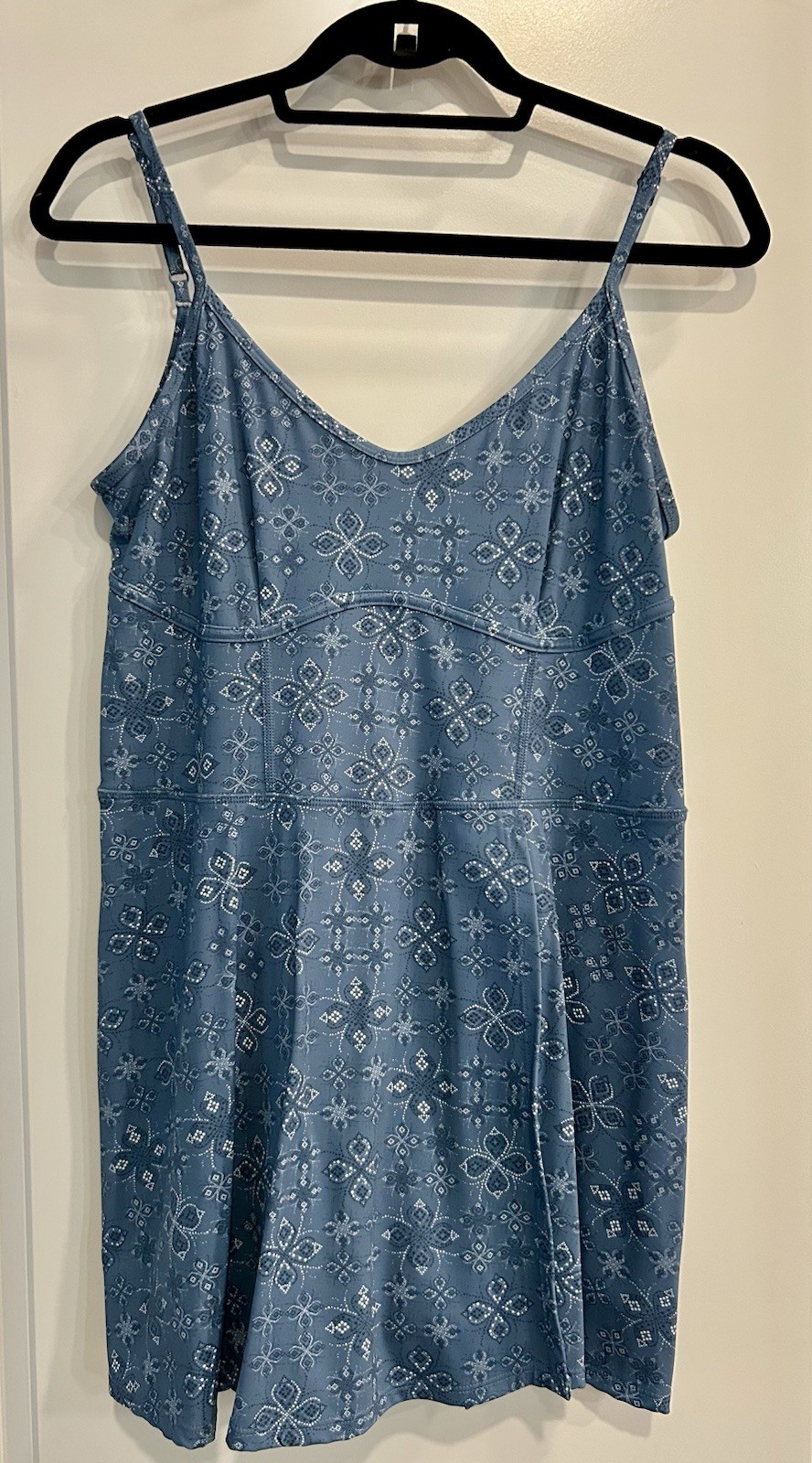 Joy Lab Blue Bandana Paisley Print Active Dress Size Large