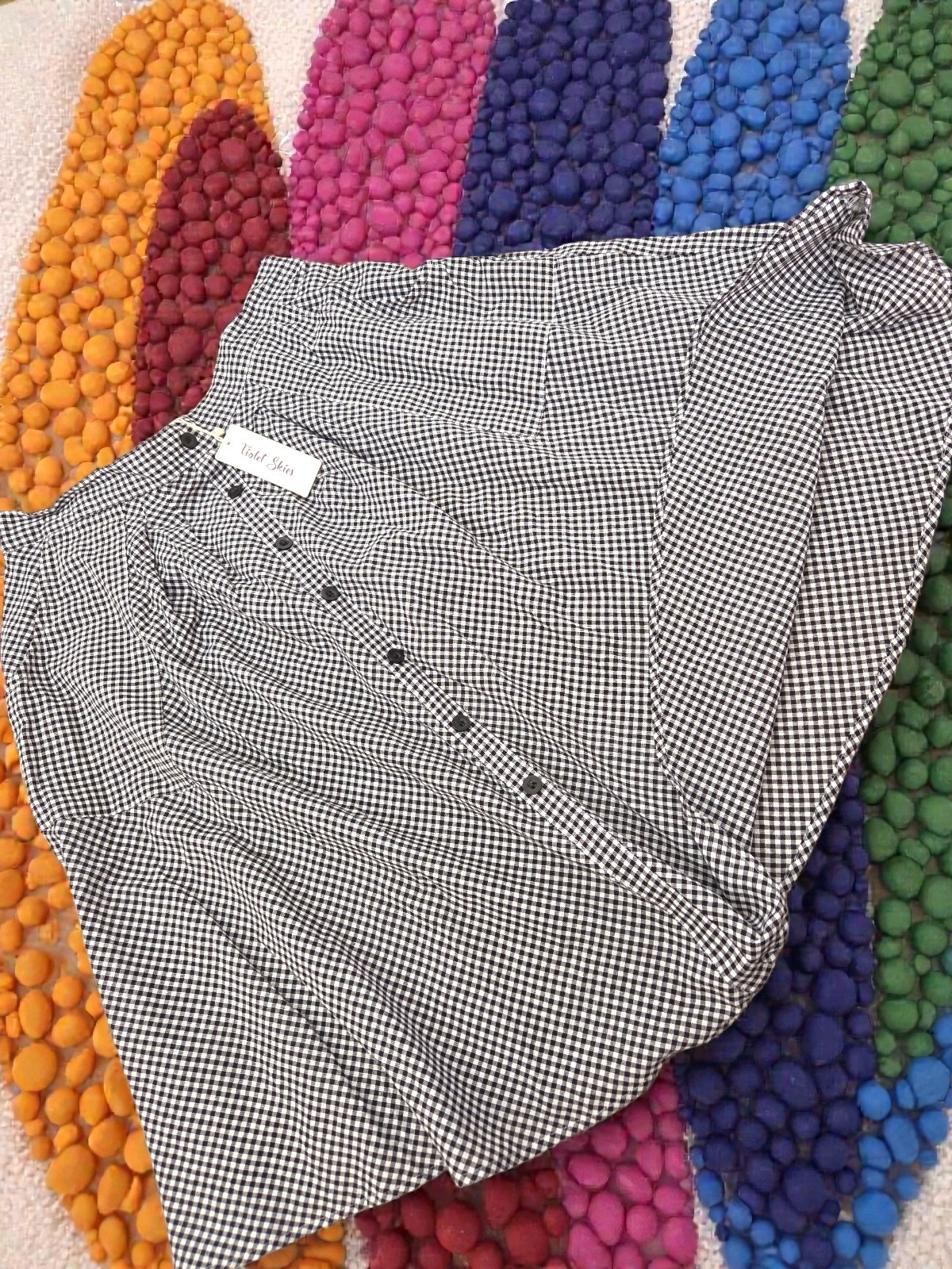 New Violet Skies button down shirt Women XL