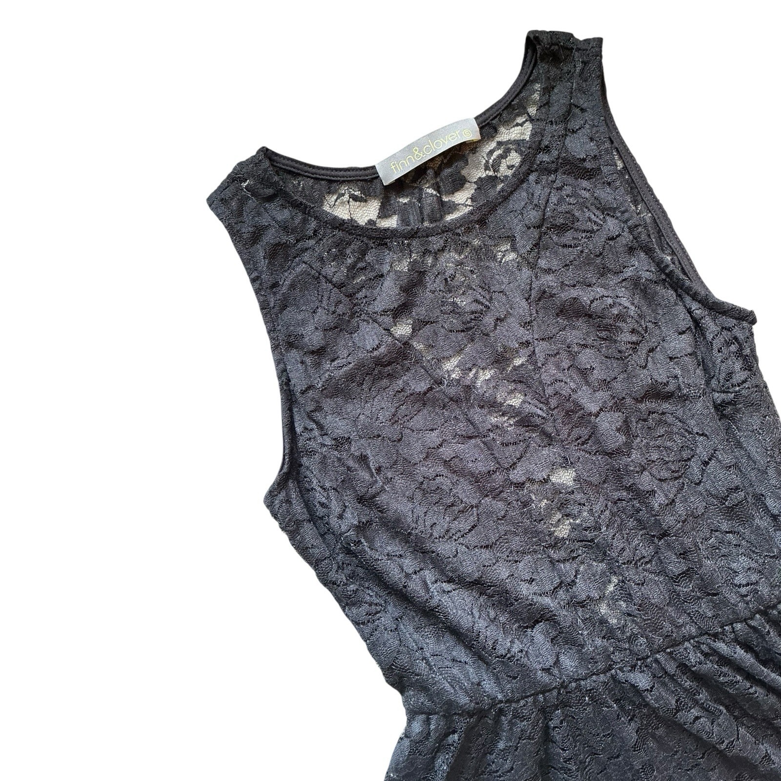 Black Lace Skater Dress – Size Small Juniors LBD Whimsigoth Fit & Flare
