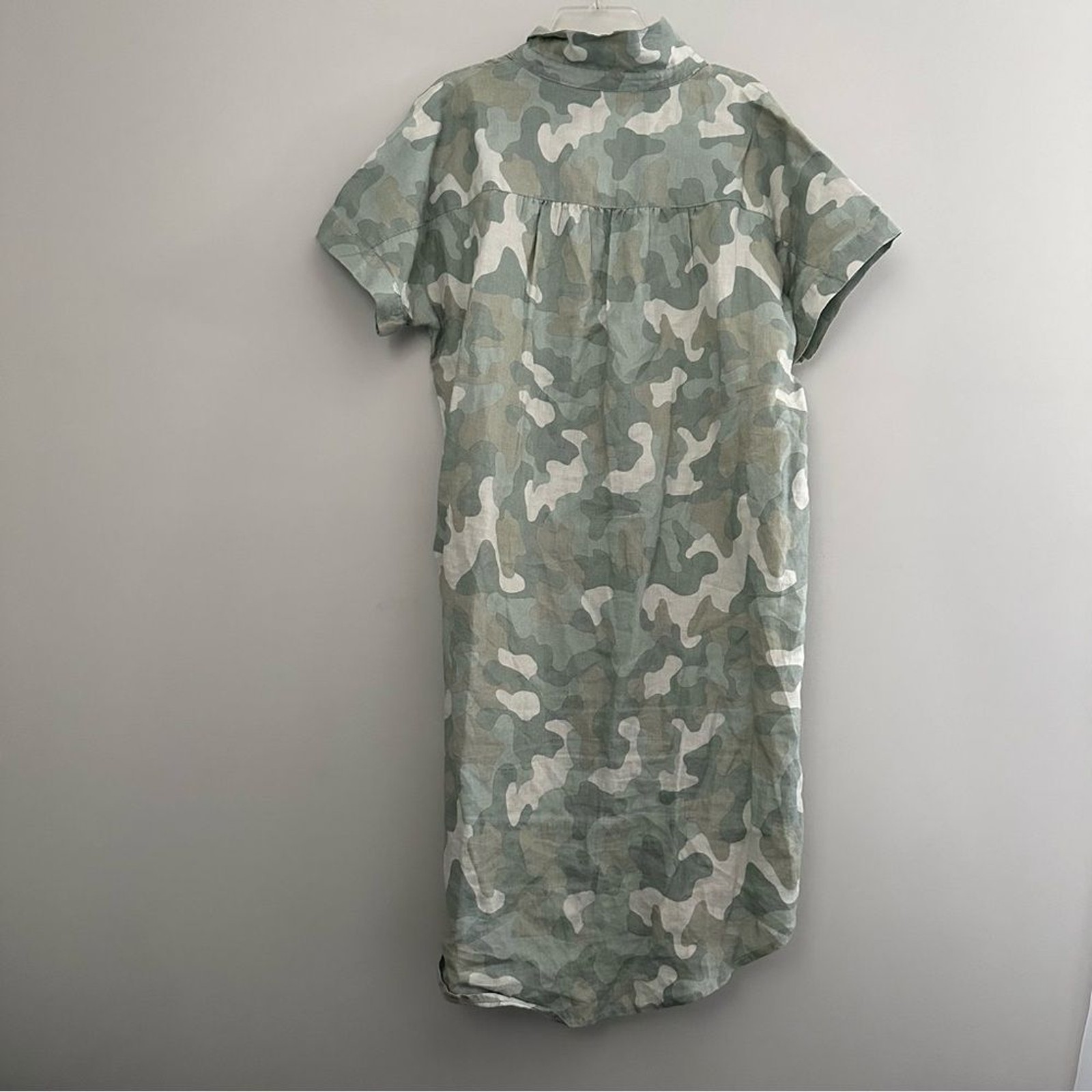 C&C California Camo Kimono Button Down Dress linen breathable lightweight
