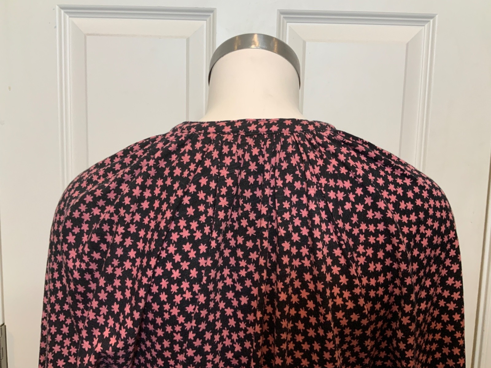 Boden Black & Pink Floral Patterned Midi Dress, Size 6P, NWT! $168.00