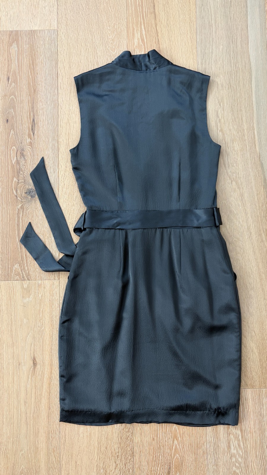Kenneth Cole, 100% Silk, Steel Gray, Small, Evening/Cocktail Dress + Bracelet