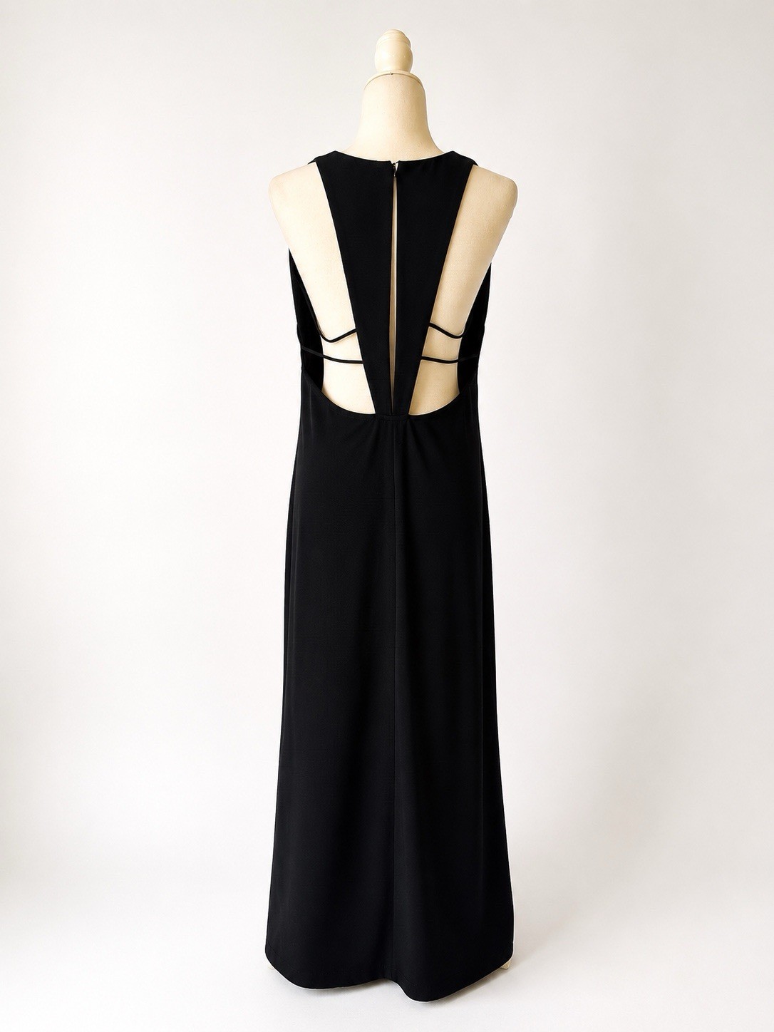 Women’s Custom-Made Open Back Maxi Dress Size Large